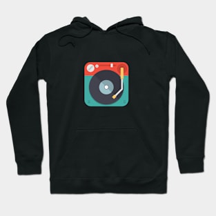 Retro Vinyl Turntable Hoodie